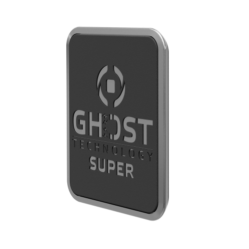 Celly Ghost Super Fix - Supporto carta magnetica per telefono cellulare - nero